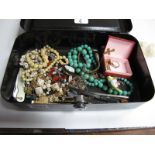 A Mixed Lot of Assorted Costume Jewellery including "Neiger Brothers" Glass Bead Necklaces, assorted