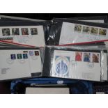 Sixty Great Britain First Day Covers, from 1976 to 1992. Neatly handwritten addresses with Yorkshire