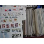 A Box of Over 200 Mainly Guernsey and Isle of Man First Day Covers, unaddressed or neatly typed,