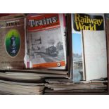 Railway World Magazines, trains, illustrated magazines, modern railway magazines etc:- One Box