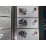 An Album Containing 'The Official Collection of Wildlife First Day Covers', one hundred and eighteen