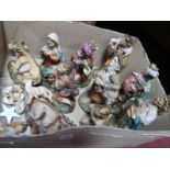 An Italian Resin Christmas Nativity Figures:- One Box