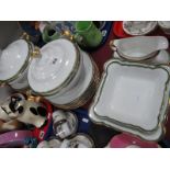 A Twenty Piece XIX Century Part Dinner Service, comprising soup bowls, plates, tureens etc, white