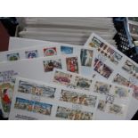 A Mixed Collection of Isle of Man and Guernsey First Day Covers Between 1981 and 2000 in Very Good