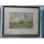 Charles Pigott (Sheffield Artist), Woodland scene, watercolour signed lower left, 22 x 32.5cm