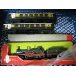 Triang '00' Gauge R354 4-2-2 G.W.R Lord of The Isles, super detailed, poor box, plus two Triang