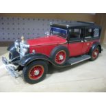 Emperor Hirohito Mercedes Benz Model by Franklin Mint, appears complete in polystyrene case, missing