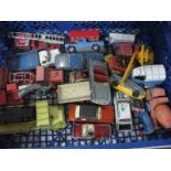 A Quantity of Original Diecast Vehicles, by Dinky, Corgi, Matchbox, Spot-On. All playworn.