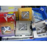 Eleven Boxed Diecast Model Commercial and Military Aircraft, by Jet-X, Gemini Macs, 400 Aviation,