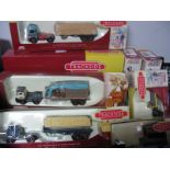 Ten 1:76th Scale Diecast Model 'Trackside' Commercial Vehicles by Lledo, including #DG1860003 ERF LV