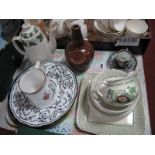 A Spode 'Frascati' Coffee Pot, liquor bottle, 'Summer Place' mug, plates, Mason's ware etc:- One