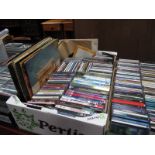 A Quantity of CD's, DVD's, Records:- Three Boxes