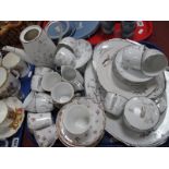 Noritake Table Ware, of approximately twenty eight pieces, Continental coffee cups and saucers:- One