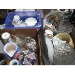 Colclough 'Royal Expresions', 'Windermere'', lamp ginger jar etc:- Three Boxes