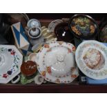 Seven Wedgwood Collectors Plates, (all boxed), Royal Worcester 'Peter Pan' plates, Oriental