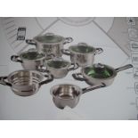 Bio Kochen 'Healthy Cooking Healthy Living' twelve piece cookware set (boxed with booklet)