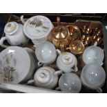 A Japanese Egg Shell China Tea Service, Samarai coffee service:- One Box