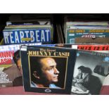 Over 200 LP's, 12" singles, 78's including Elvis, Moody Blues, Johnny Cash, Rock 'n 'Roll, Sinatra