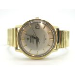 Omega; A Vintage Constellation Automatic Gent's Wristwatch, the signed dial with baton markers,