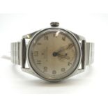 Rolex Oyster King; A Vintage Gent's Wristwatch, the signed dial with Arabic numerals and seconds