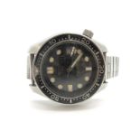 Seiko; A Vintage 6159-7000 Hi-Beat Automatic Gent's Divers Wristwatch, the signed dial with date