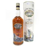 Whisky - Bowmore Mariner Aged 15 Years Islay Single Malt Scotch Whisky, 1 litre, 43% Vol., in