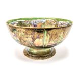 A Wedgwood 'Fairyland Lustre' Porcelain Punch Bowl, designed by Daisy Makeig-Jones, the interior