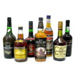 Spirits - Croft Original Sherry, 1 litre; Ron Viejo de Caldas 8 Year Gran Reserva, 40% Vol.; De