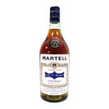 Cognac - J. &. F. Martell Cognac (1960's/1970's), 24 Fl. OZS., 70% Proof, with screw cap.