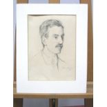 •STANLEY ROYLE (1888 -1961) (ARR) Portrait of a Gentleman, pencil drawing, signed and dated 1921