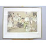 •AFTER SIR WILLIAM RUSSELL FLINT (1880-1969) (ARR) Variations III, print, number 650 of a limited
