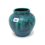 A Pilkington's Royal Lancastrian Pottery Vase, of ovoid form, designed by William Mycock, with