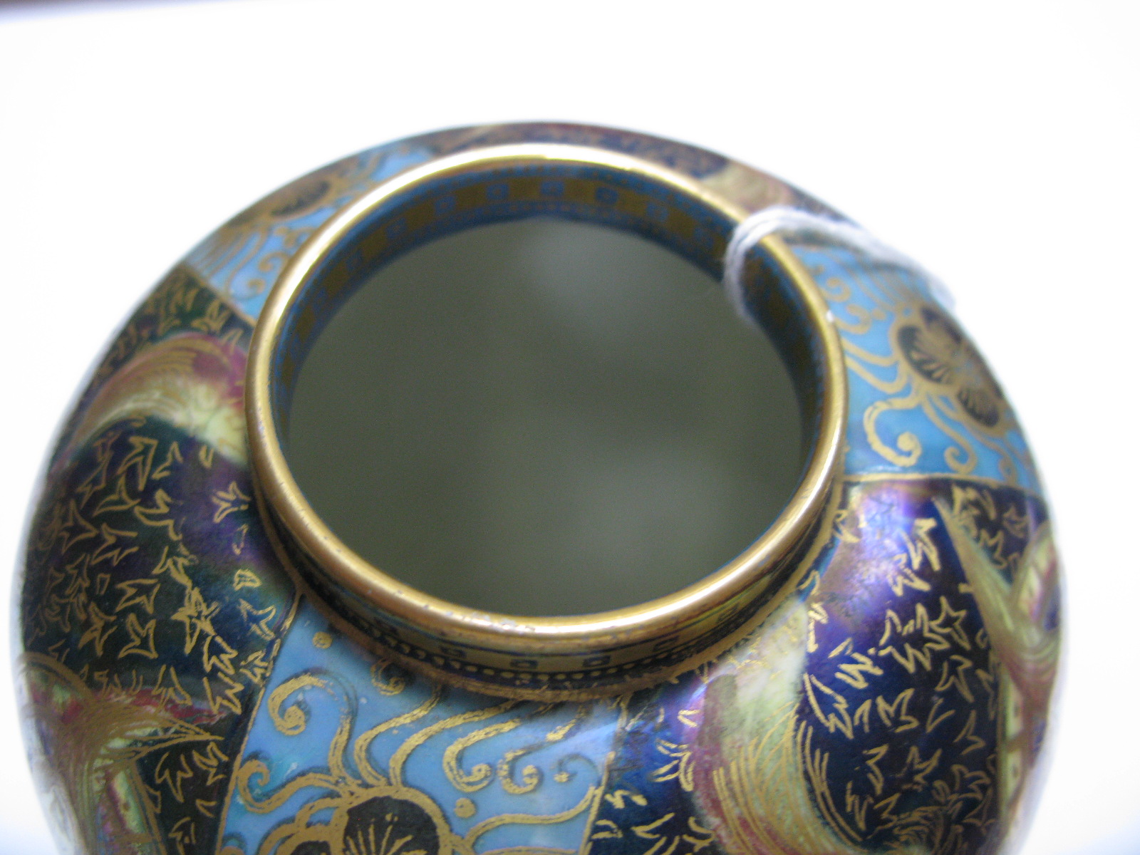 A Wedgwood Fairyland Lustre Porcelain Vase, of ovoid form, designed by Daisy Makeig-Jones with - Image 4 of 5