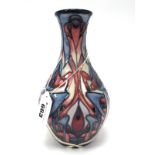 A Moorcroft Pottery Vase, of pear shape, painted in the 'Centenarians' pattern, made for Liberty,