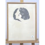 •AFTER JACOB KRAMER (1892-1962) (ARR) Portrait of Dorothy Una Ratcliffe, lithograph, number 25/30,