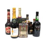 Mixed - Chivas regal Whisky, 1 litre, 75% Proof; Sandeman Brown Sherry, Drambuie, 11 5/6 Fl. OZS,