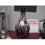 A Moorcroft Pottery Vase, of pear shape, painted in the 'Centenarians' pattern, made for Liberty,