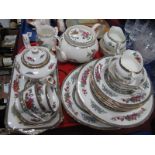 Paragon 'Tree of Kashmir' Table Ware, of eighteen pieces, including teapot; Aynsley teapot, sugar