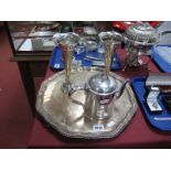 A Plated Salver "Thorpe Weatherall Trophy Presented by Weatherall Hollis & Gale and Bernard Thorpe &