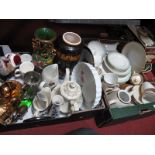 Royal Doulton 'Berkshire' Table Ware, Czech Brigitta, Wade coffee service, vases, etc:- Two