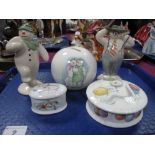 Royal Doulton Snowman Series Figures - Stylish Snowman, DS3 and The Snowman, DS2; together with