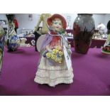 A Royal Doulton China Figurine 'Granny's Shawl' HN 1642 (flower chips)