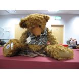 A Modern Jointed Teddy Bear, an original bear made by Christine Henson - Tuggley Bears,