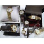 Accurist, Rotary, Lorus and other ladies wristwatches.