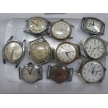 Lorus, Gisa, Kelton and Other Vintage Wristwatch Head, (damages/no straps).