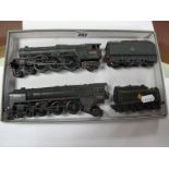 Two OO Gauge Hornby 4-6-2 Locomotive/Tenders Class AI/A3 No. 60048, BR black - weathered no coupling