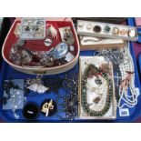 A Mixed Lot of Assorted Costume Jewellery, including bead necklaces "925" ring, earrings,