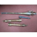 Fireman's Brass Foam Making Branch Pipe by the Pyrene Company, three nozzles including British