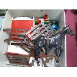 A Quantity of Pippa Doll Accessories, including horse, fencing, bed, wardrobe, cupboards, sink