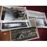 Photographs of Bradford, Circa 1980's, including Valley Parade, factories, ruins, winter scenes,